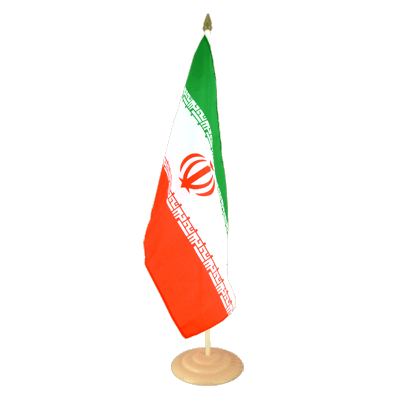 Iran - Grosse Tischflagge 30 x 45 cm