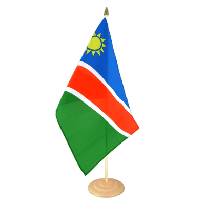 Namibia - Large Table Flag 12x18", wooden