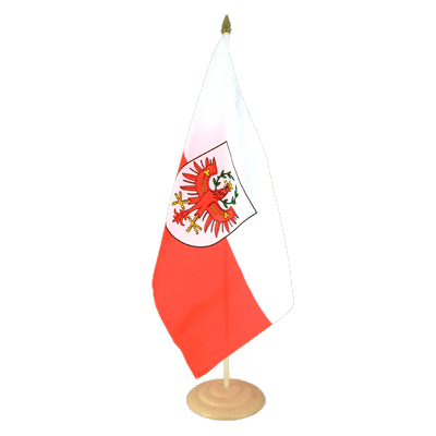 Tyrol - Large Table Flag 12x18", wooden