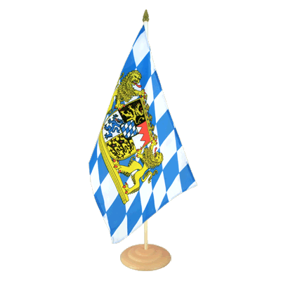 Bayern Löwe Große Tischflagge 30 x 45 cm
