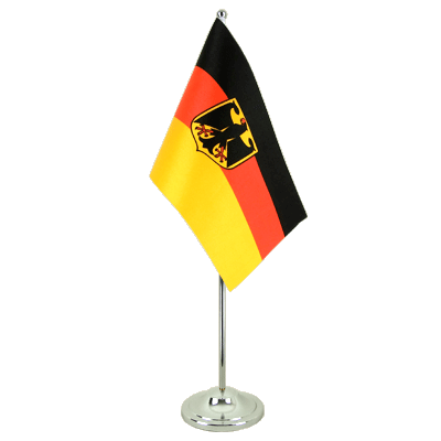 Deutschland Dienstflagge Satin Tischflagge 15 x 22 cm