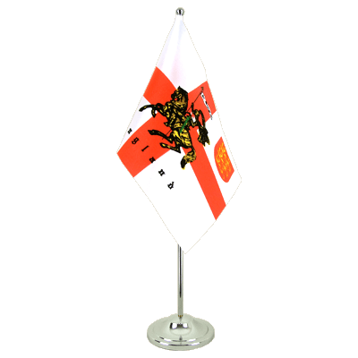 England Ritter Satin Tischflagge 15 x 22 cm