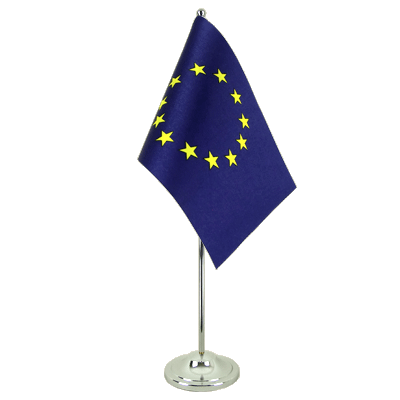 Union européenne UE Drapeau de table 15 x 22 cm, prestige