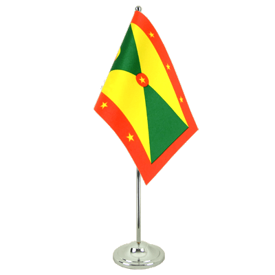 Grenada Satin Tischflagge 15 x 22 cm