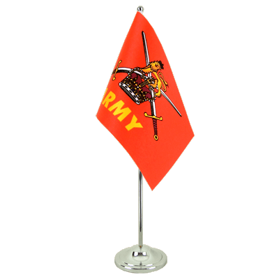 British Army - Satin Table Flag 6x9"