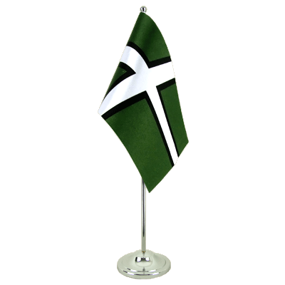 Devon - Satin Tischflagge 15 x 22 cm
