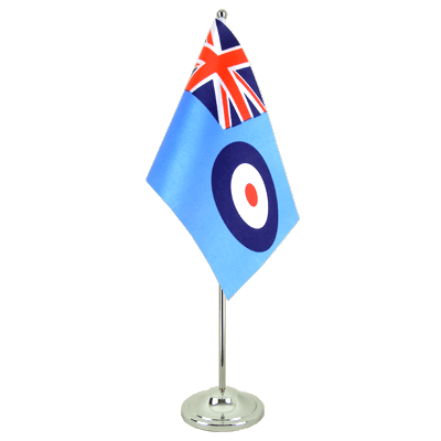 Großbritannien Royal Airforce RAF - Satin Tischflagge 15 x 22 cm