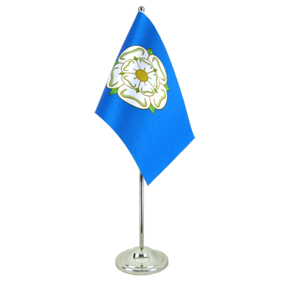 Yorkshire - Satin Tischflagge 15 x 22 cm