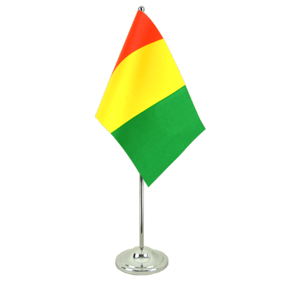 Guinea Satin Tischflagge 15 x 22 cm