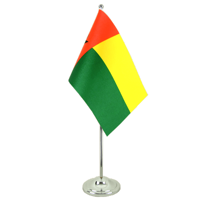 Drapeau de table Guinée-Bissau 15 x 22 cm, prestige
