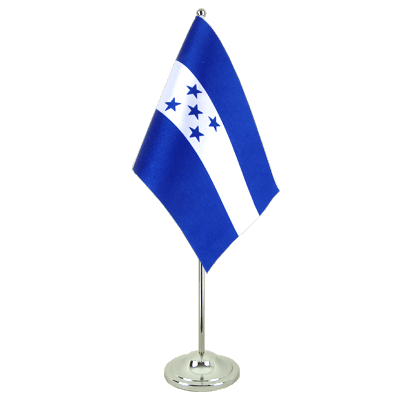 Satin Tischflagge Honduras 15 x 22 cm