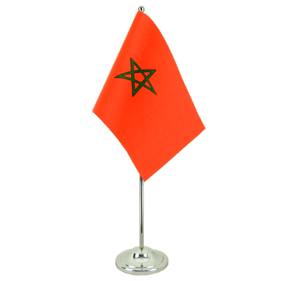 Morocco - Satin Table Flag 6x9"