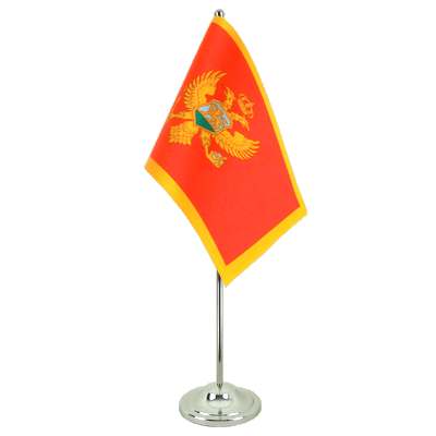 Montenegro - Satin Table Flag 6x9"