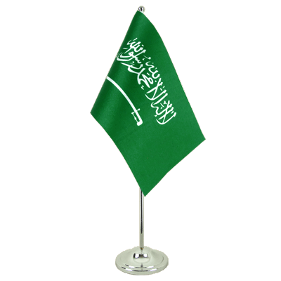 Saudi Arabia - Satin Table Flag 6x9"