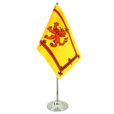 Schottland Royal - Satin Tischflagge 15 x 22 cm