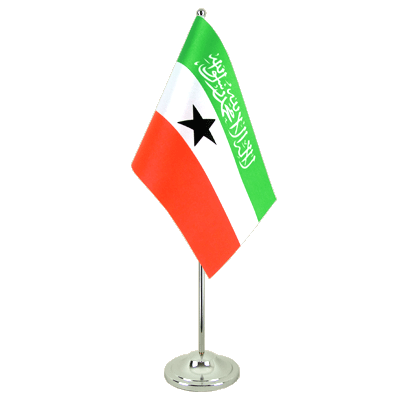 Somaliland - Satin Tischflagge 15 x 22 cm
