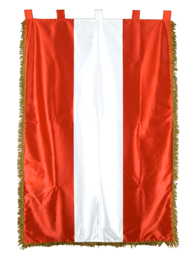 Satin Bannerfahne Österreich - 100 x 150 cm