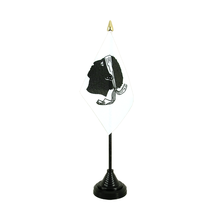 Corse Mini drapeau de table 10 x 15 cm