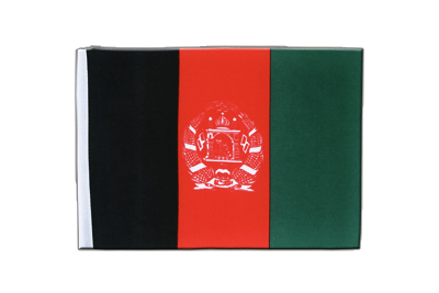 Afghanistan - Satin Flagge 15 x 22 cm