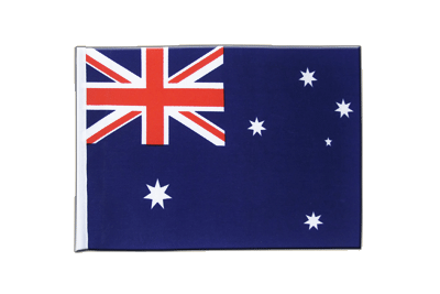 Drapeau en satin Australie 15 x 22 cm