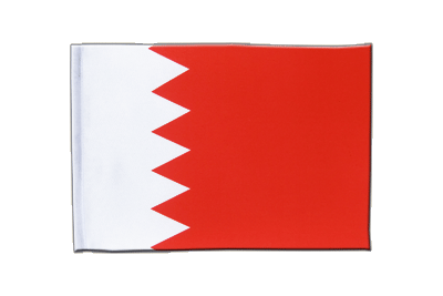 Bahrein - Drapeau en satin 15 x 22 cm