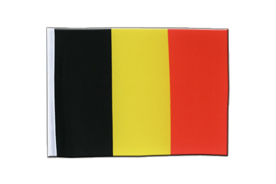 Belgien - Satin Flagge 15 x 22 cm