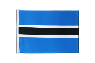 Botswana - Satin Flagge 15 x 22 cm