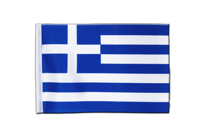 Griechenland Satin Flagge 15 x 22 cm