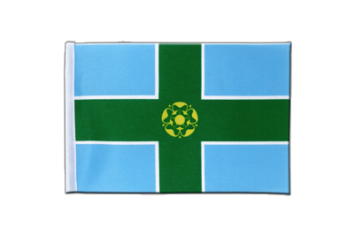 Derbyshire - Satin Flag 6x9"