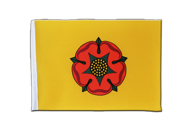 Lancashire - Satin Flagge 15 x 22 cm
