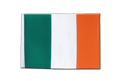 Drapeau en satin Irlande 15 x 22 cm