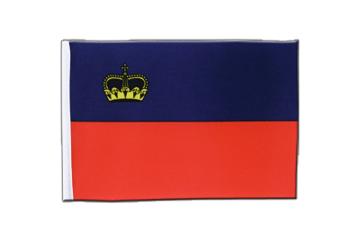 Liechtenstein Satin Flagge 15 x 22 cm