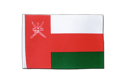 Oman Satin Flagge 15 x 22 cm