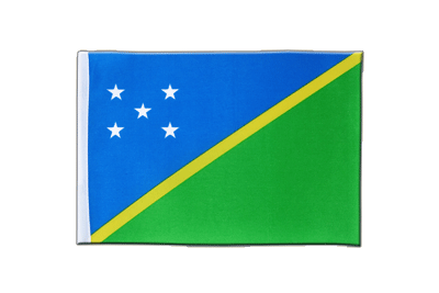 Salomonen Inseln - Satin Flagge 15 x 22 cm