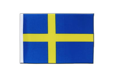 Drapeau en satin Suède 15 x 22 cm