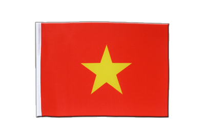 Viêt Nam Vietnam - Drapeau en satin 15 x 22 cm