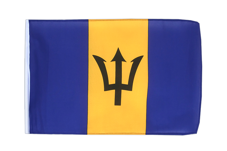 Petit drapeau Barbade 30 x 45 cm