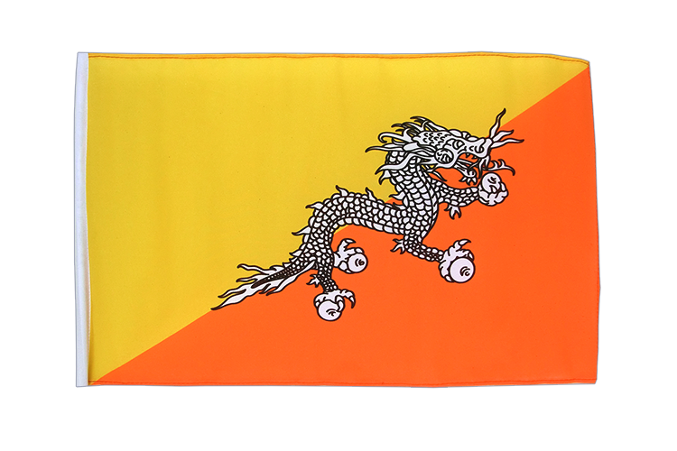 Petit drapeau Bhoutan 30 x 45 cm