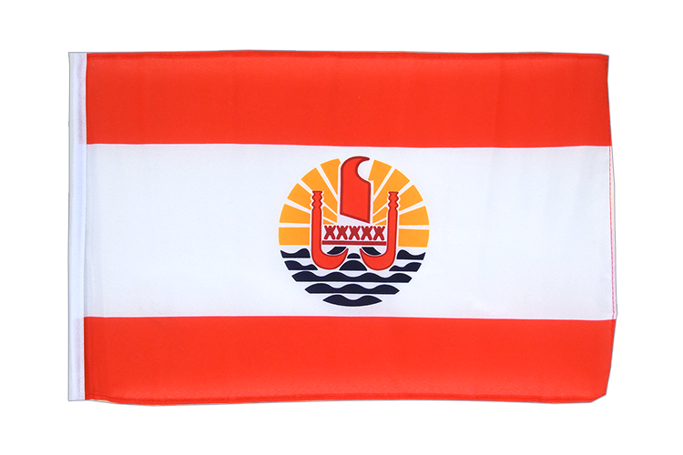 Petit drapeau Polynésie française 30 x 45 cm