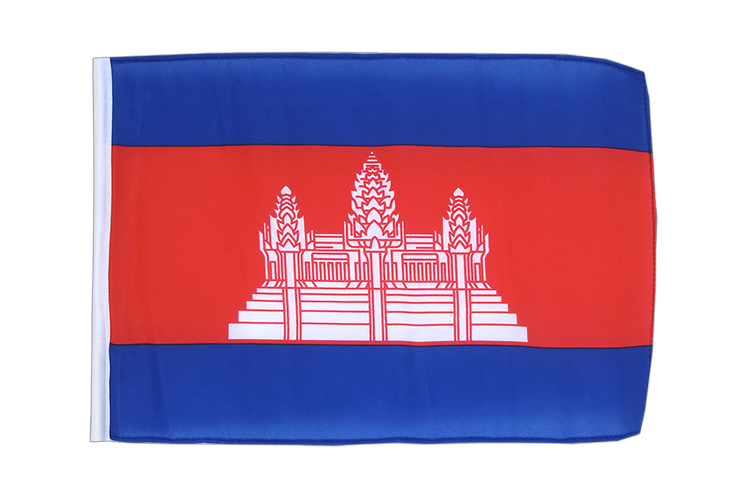 Cambodge - Petit drapeau 30 x 45 cm