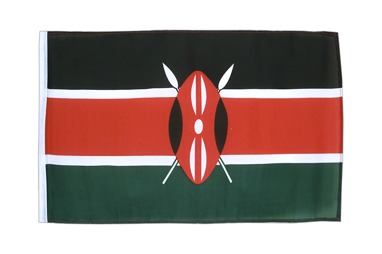 Kenya - Petit drapeau 30 x 45 cm