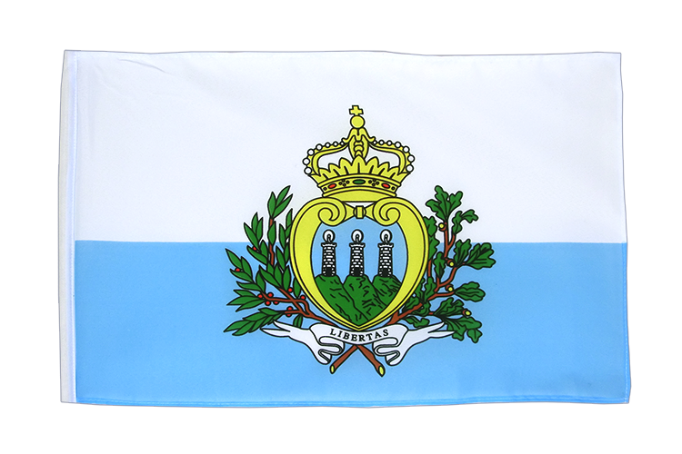 San Marino - 12x18 in Flag