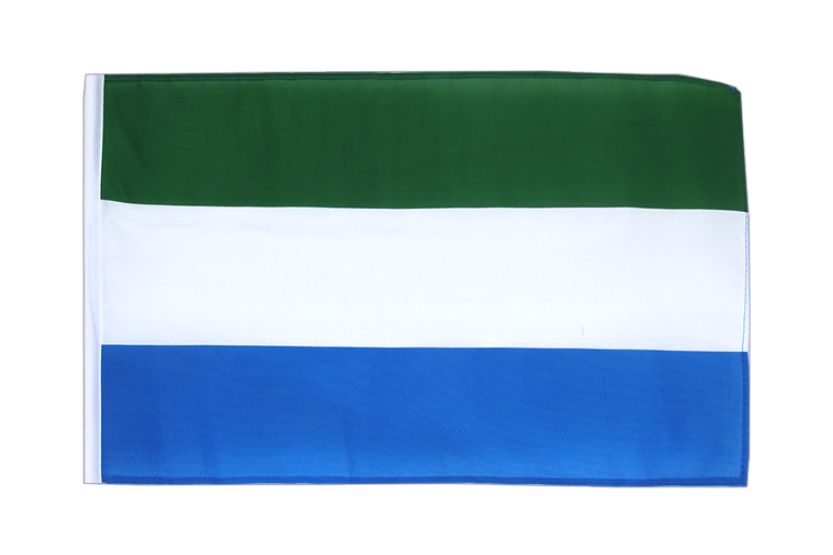 Sierra Leone - Petit drapeau 30 x 45 cm