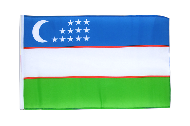 Ouzbékistan - Petit drapeau 30 x 45 cm