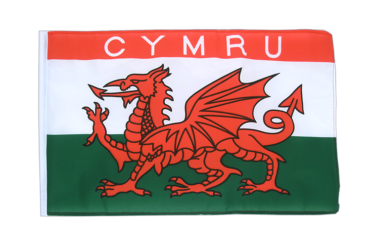 Wales CYMRU - Flagge 30 x 45 cm