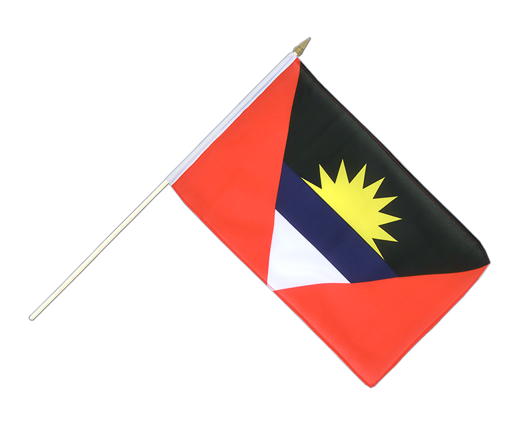 Antigua und Barbuda Stockflagge 30 x 45 cm