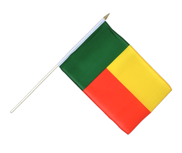 Benin Stockflagge 30 x 45 cm