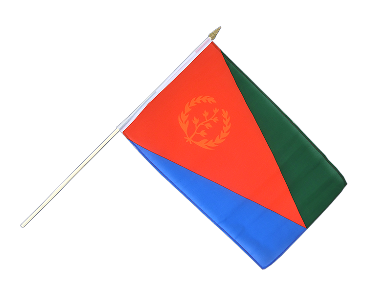 Eritrea - Hand Waving Flag 12x18"