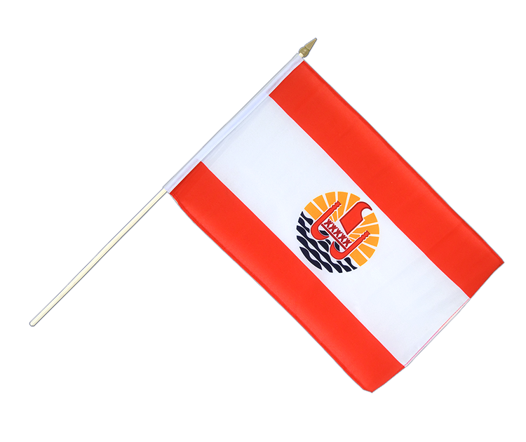 Französisch Polynesien Stockflagge 30 x 45 cm