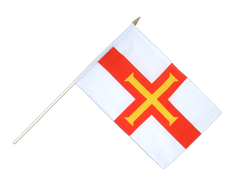 Guernsey Stockflagge 30 x 45 cm